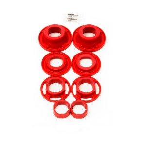 Chevrolet Camaro Differential Bushings - Rear - BMR Suspension - Street Version Poly Inserts Only - Red - `12-`15